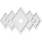 Ekena Millwork Zoe Architectural Grade PVC Ceiling Medallion, 28"W x 18 5/8"H x 3"ID x 8 3/4"C x 1"P, One-Piece CMP28X18ZE-03000 - alternate 1